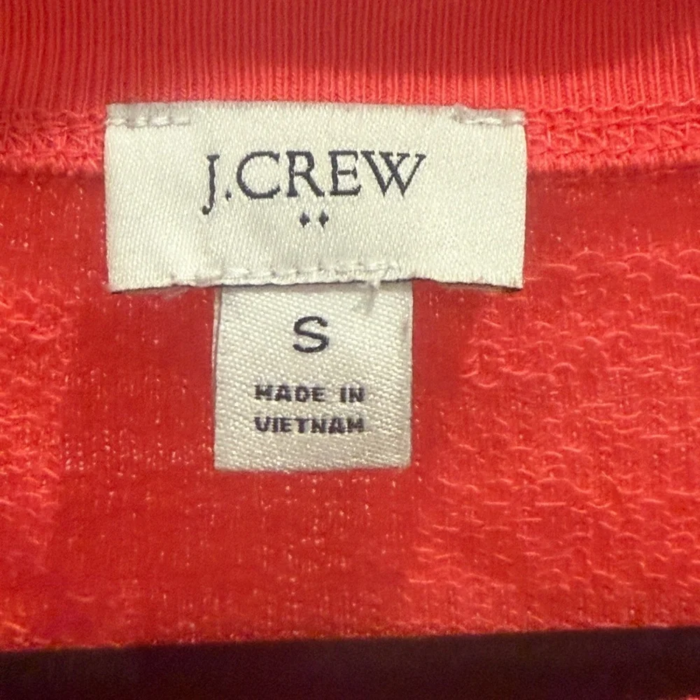 J. Crew Vibrant‎ Red Sweatshirt